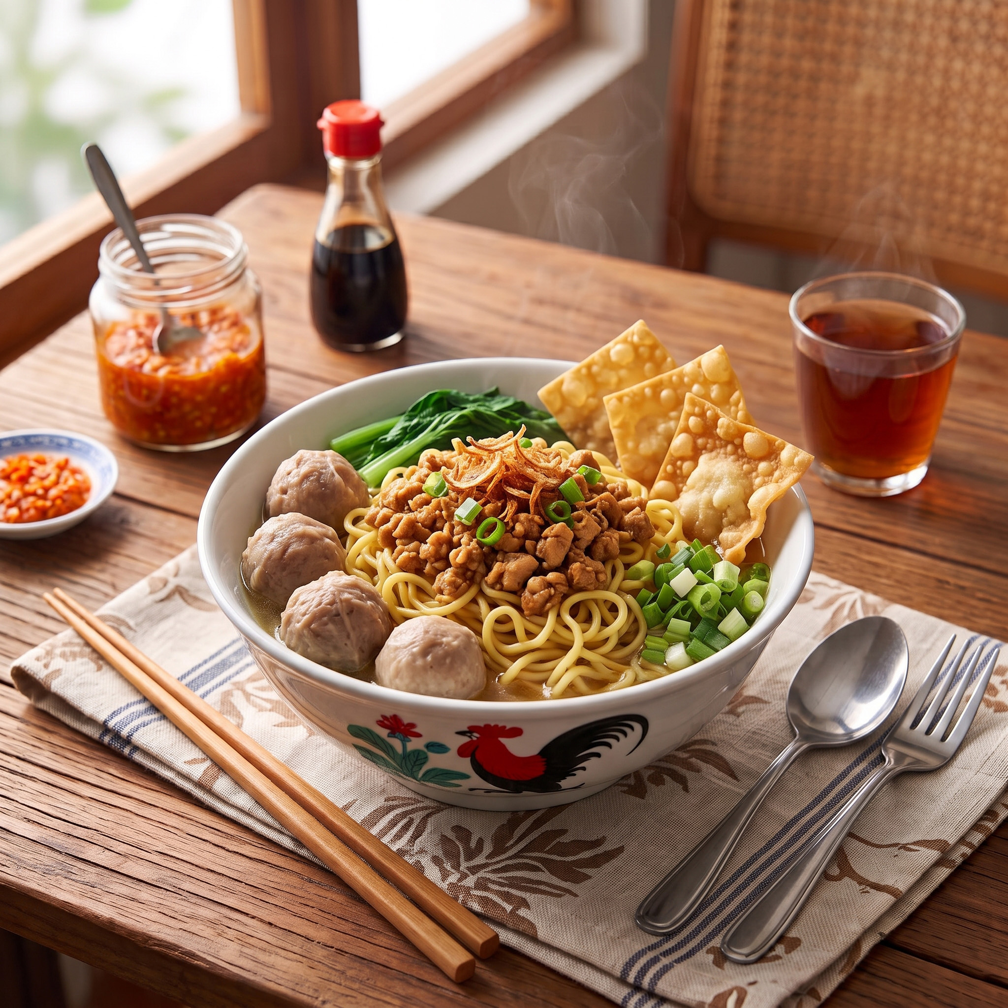Menu Wajan dan Bakso Dewa Bakmi